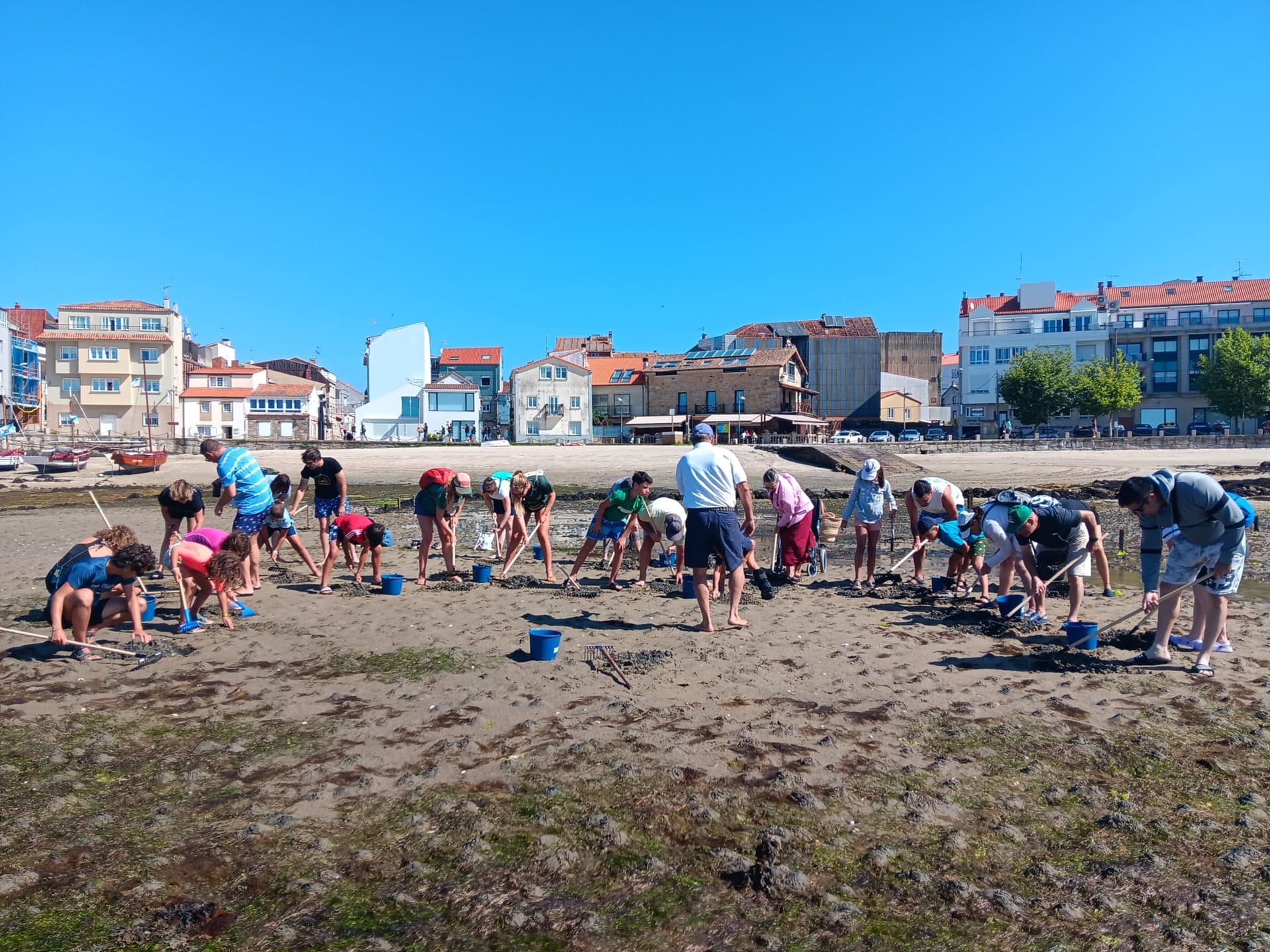 Aprende el oficio del marisqueo en Vilagarcía de Arousa