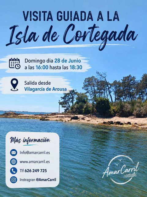VISITA GUIADA A LA ISLA DE CORTEGADA DOMINGO 28 DE JUNIO