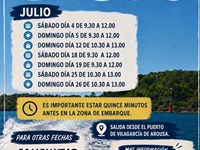 VISITAS GUIADAS A LA ISLA DE CORTEGADA JULIO